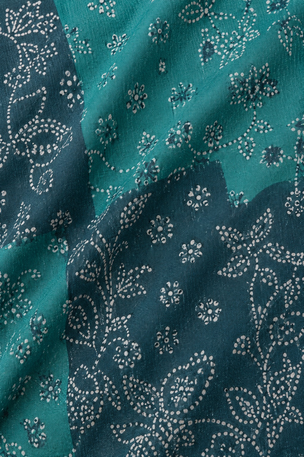 Elegant Teal Printed Women’s Co-Ord Set - Image 5